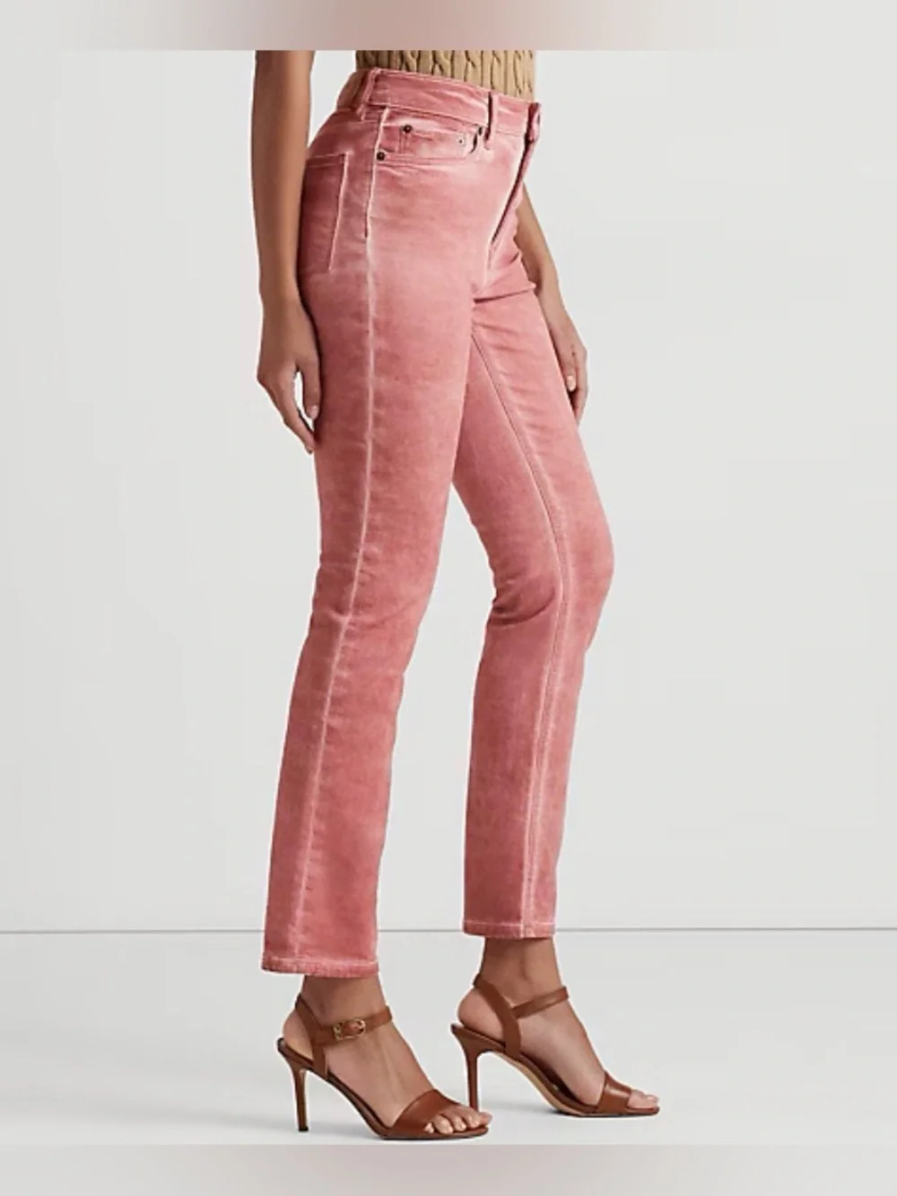 Ralph Lauren High-Rise Straight Ankle Jean Size 4